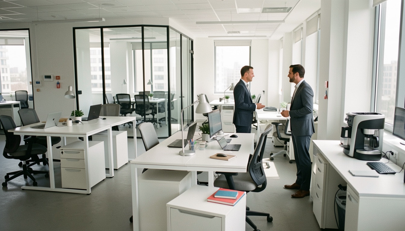 Location de bureaux équipés : avantages et critères